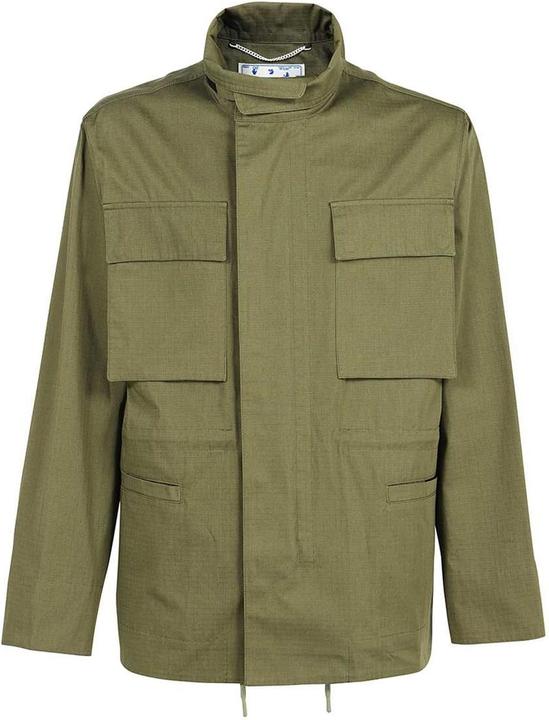Off White Arrow Field Cotton Jacket (S)
