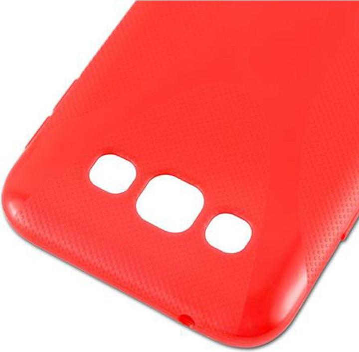 Produktbild Cadorabo TPU X-Line Cover (Samsung Galaxy E5)