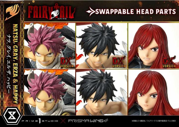 Produktbild Prime 1 Studio FAIRY TAIL -Natsu, Gray, Erza, Happy -Statue Del. Bonus Vers. 1/7 57cm