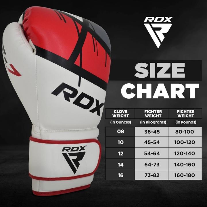 Immagine prodotto Rdx Guanto Da Boxe Bgr-F7 Rosso (16 OZ, Taglia unica)