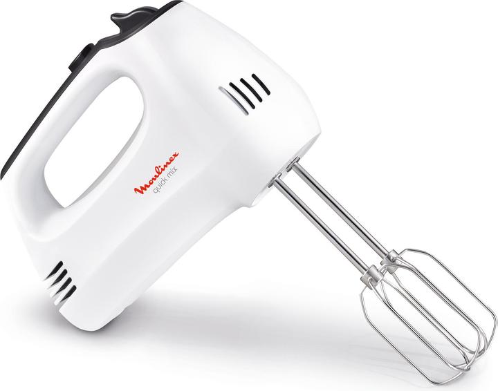 Moulinex HM3101 Quick Mix Electric Whisk with Whips and Mixing Hooks, 300W (300 W)