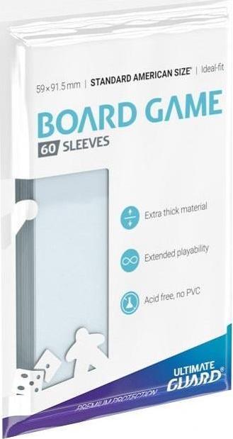 Actual product image Ultimate Guard Card Sleeve Standard American Board Game Sleeves 60