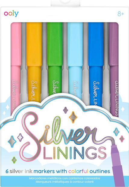 Ooly 130-082 (Bleu, Violet, Vert, Pink, Bleu clair, Orange, Métallique, 6 x)