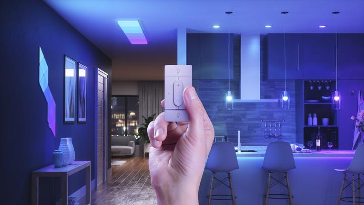 Actual product image Nanoleaf Sense+ wireless light switch