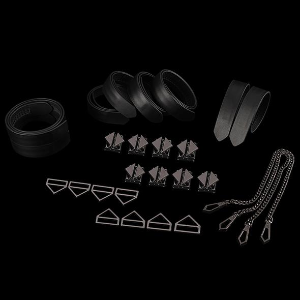 Produktbild Lockink 8BondageRiemen Fesselset schwarz