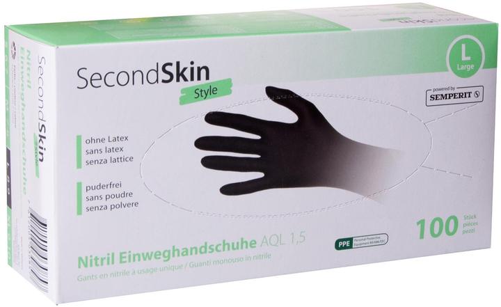 SecondSkin Einweghandschuh Nitril Style (L) (L)