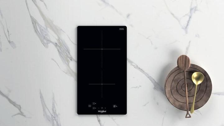 Actual product image Whirlpool WS Q0530 NE, Black, Integrated, 28 cm, zone induction hob, glass ceramic, 2 zone(s)