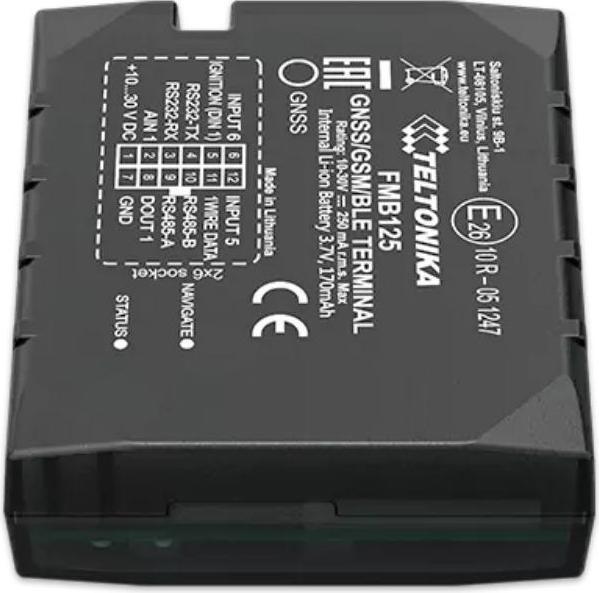 Actual product image Teltonika FMB125 - GNSS/GSM/Bluetooth tracker