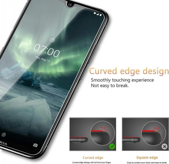 Immagine prodotto Screenguard Nokia 7.2 Pellicola protettiva in vetro Custodia dal design amichevole (1 Pezzo/i, Nokia 7.2)