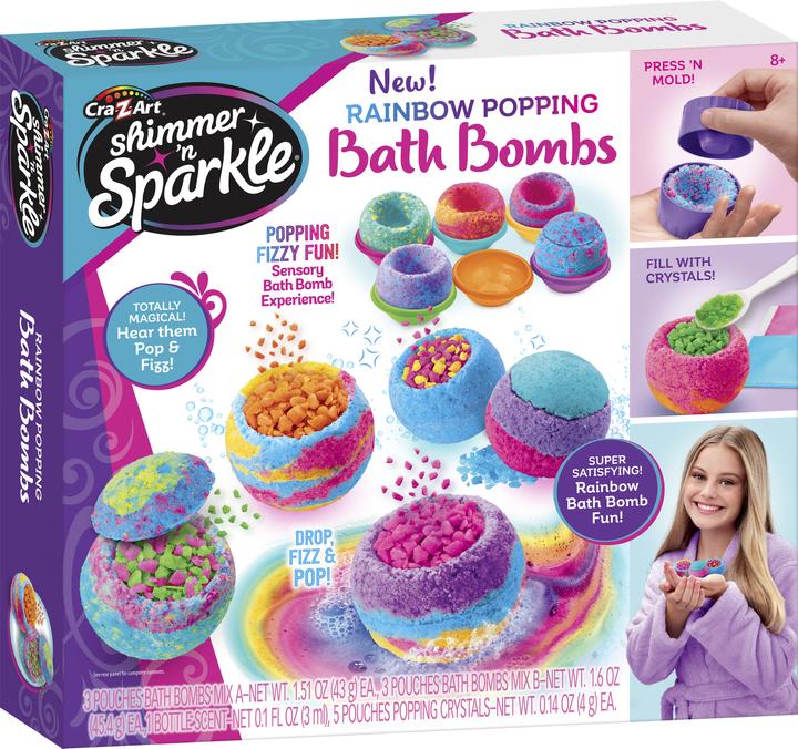 Produktbild Cra-z-art Rainbow Popping (Badekugeln)
