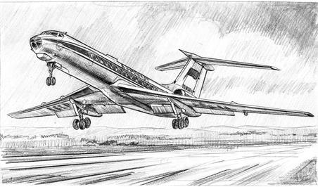 Produktbild Tamiya 1:144 Passagier-Flugz.Tupolev Tu-134B67