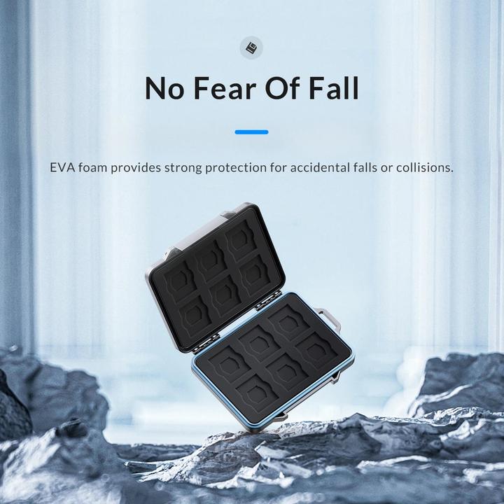 Produktbild Only-Bags.Store Speicherkartenhülle Micro SD Card Storage Holder Case Waterproof Soft Lining for HDD/CF/SD Card