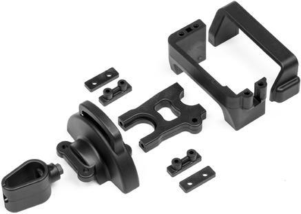 Produktbild Maverick Zentrales Diff u. Servo-Halter m. Kabelh. u. Abd.