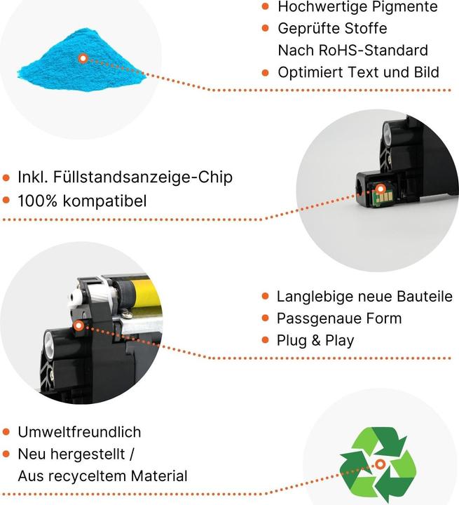 Immagine prodotto Hermex Toner compatibile per Brother MFC-9120CN (C)