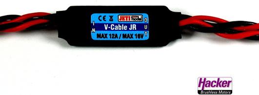 Actual product image Hacker JETImodel V cable JR battery backer