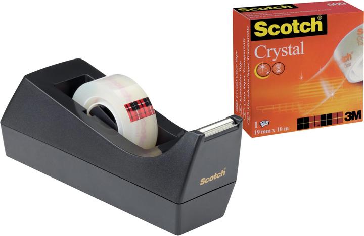 Scotch Distributeur de bureau avec film adhésif Clear Clear