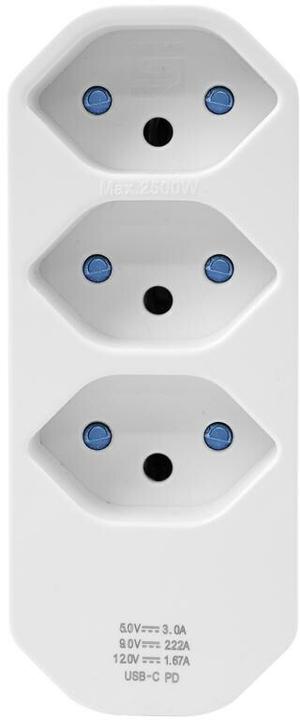 Produktbild Steffen Mehrfachadapter (Typ 13, USB-C, 4 x)