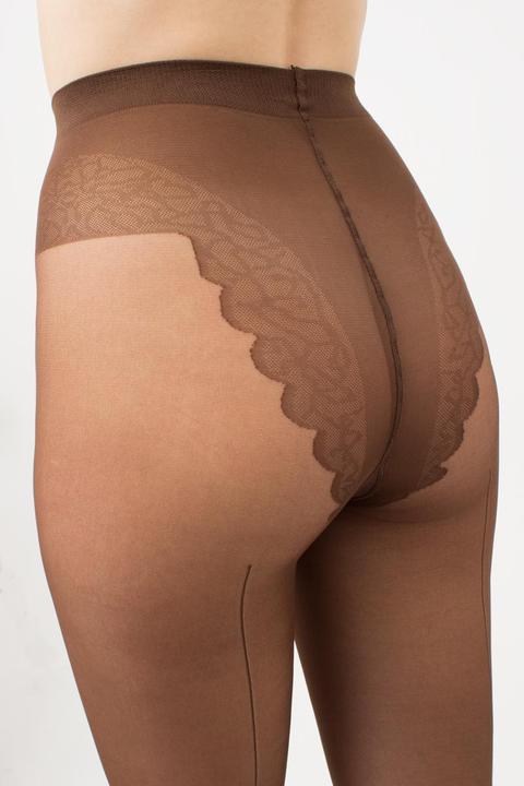 Actual product image Giulia Chic 20 bikini seamed tights, colour cappuccino, size 40-42 (20 DEN, 40 - 42)