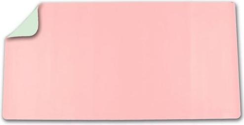 Produktbild Deflecto Schreibtischunterlage Kunstleder, Leder, PVC Grün, Rosa 80 x 40 cm (80 x 40 cm)