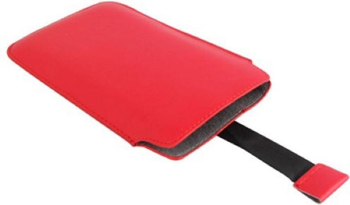 Produktbild König Design Handyhülle Tasche Slide Hülle Rot (Samsung Galaxy Note)