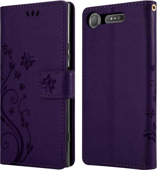 Actual product image Cadorabo Flower Book Cover (Sony Xperia XZ1)