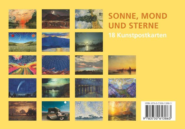 Produktbild Postkarten-Set Sonne, Mond und Sterne (20 Stk.)