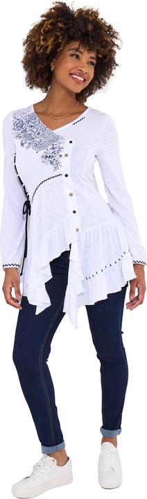 Immagine prodotto Joe Browns Frilly Embroidered V-Neck Tunic (38)