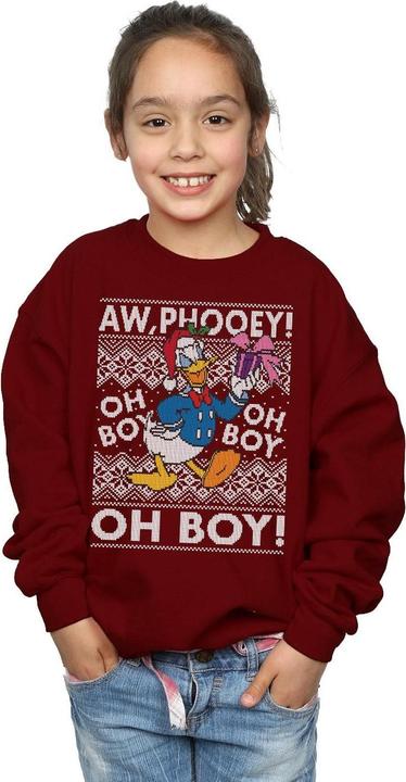 Image du produit Disney - Sweat DONALD DUCK CHRISTMAS FAIR ISLE - Fille (140, 146)