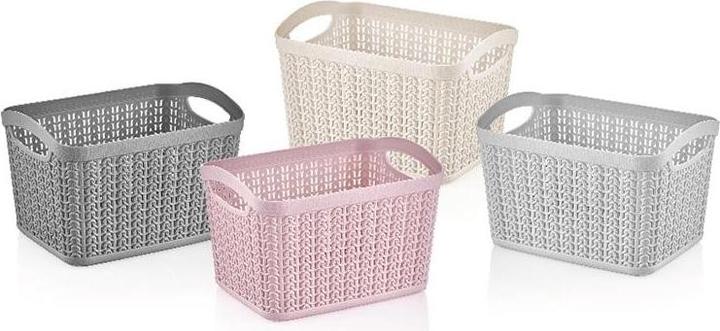 Produktbild Üçsan Plastik BASKET 6.6L KNIT M-083 ICE GRAY (1 x)