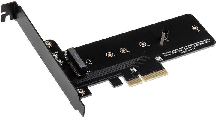 Actual product image Akasa M.2 to PCIe adapter card