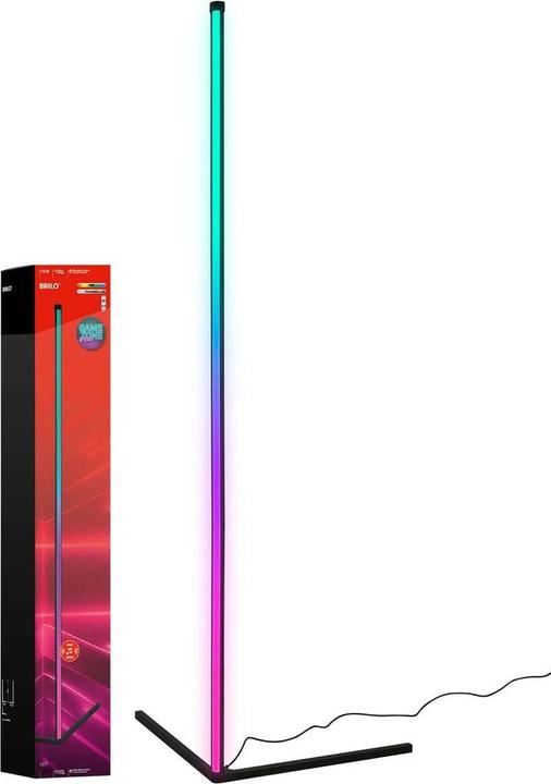 Produktbild Briloner RGB IC LED Stehleuchte, schwarz, 81xRGB-LED