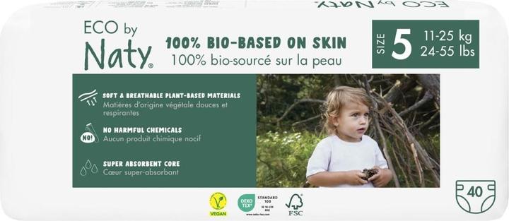 Immagine prodotto Naty Pannolino biologico (Dimensione 5, Pacco trasportabile, 40 Pezzo/i)