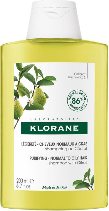 Klorane Zedrat Shampoo revitalisierend (200 ml, Flüssiges Shampoo)