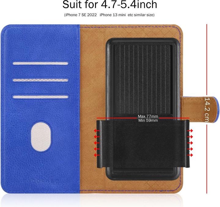 Actual product image Cadorabo Case for LG SPIRIT Book Cover (LG Spirit C70)