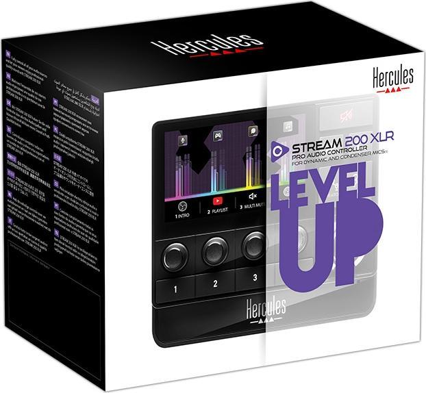 Image du produit Hercules Contrôleur de mixage Stream 200 XLR Audio Controller retail