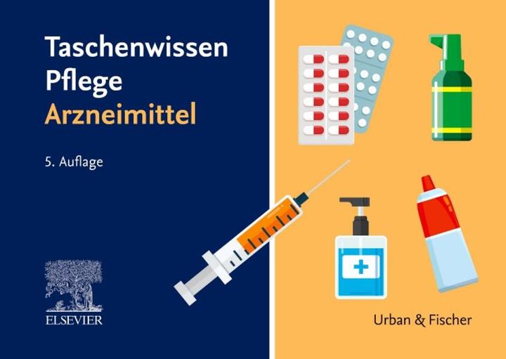 Image du produit Taschenwissen Pflege Arzneimittel (Allemand, Elsevier GmbH, 2024)