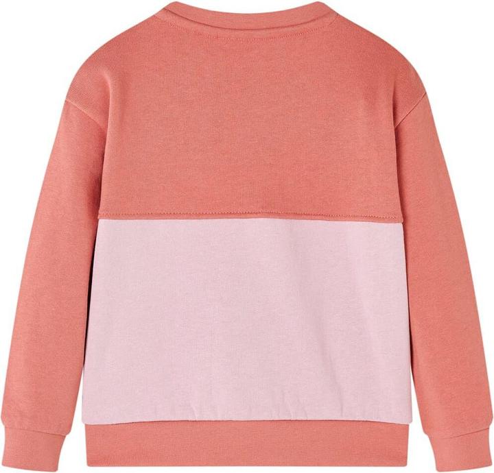 Produktbild VidaXL Kinder-Sweatshirt mit Farbblock Rosa 104,Material: 80 (104)