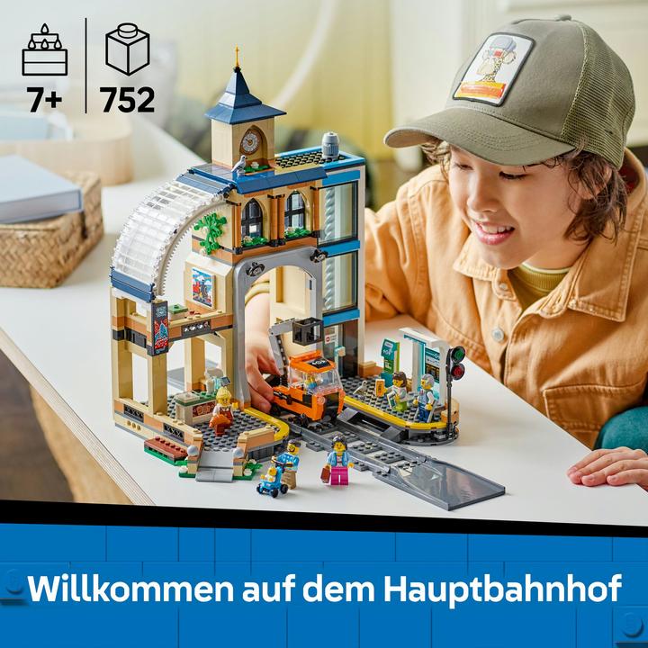 Productafbeelding LEGO Hauptbahnhof (60469, LEGO Stad)