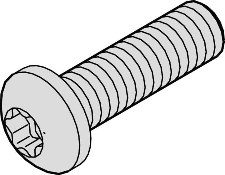 Produktbild Schroff Torx-Linsenkopfschraube - LIKOSHR M4X6 PENTORX (100STK)