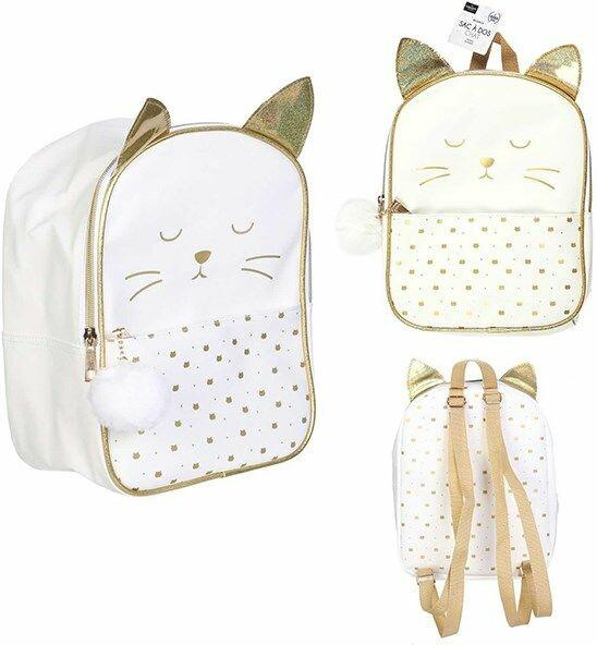 Image du produit sac à dos chat blanc