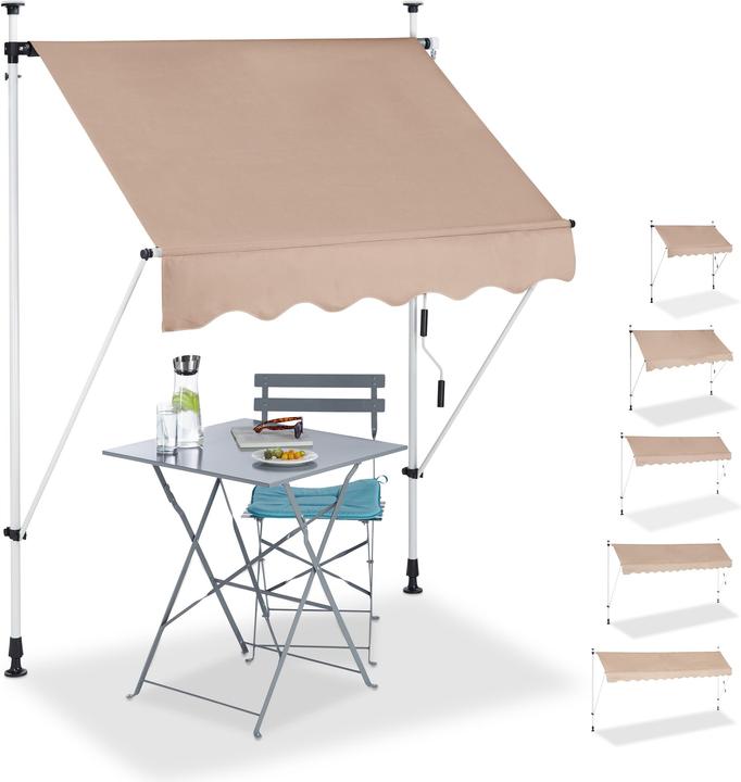 Produktbild Relaxdays Klemmmarkise (2 m)