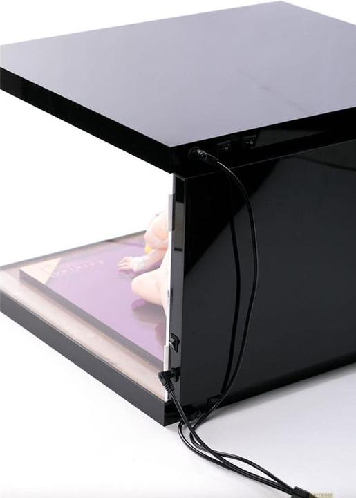 Actual product image Mimeyoi Azur Lane acrylic display case with lighting for Kashino Hot Springs Relaxation figure