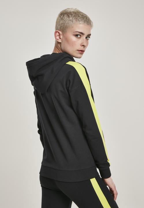 Actual product image Urban Classics Ladies Neon Shoulder Stripe Hoody (S)