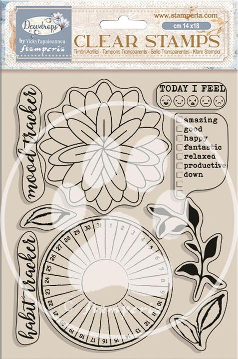 Actual product image Stamperia Clear stamps "Dewdrops"