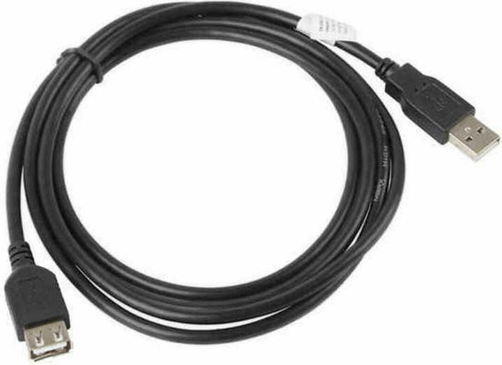 Image du produit Lanberg CA-USBE-10CC-0018-BK Câble USB 1,8 m 2,0 USB A Noir (1.80 m, USB 2.0)