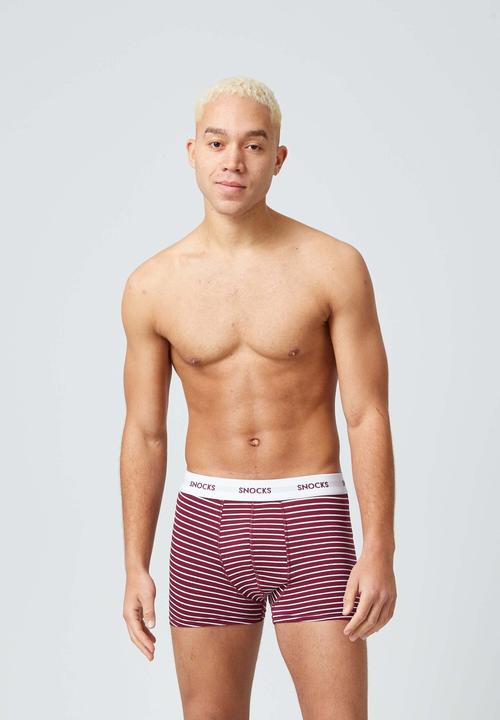 Produktbild Snocks Boxershorts mit Streifen (M, 6er Pack)