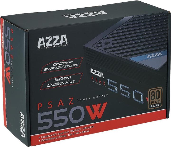 Actual product image Azza Power supply unit PSAZ (550 W)