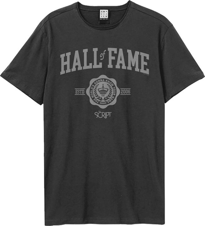 Actual product image Amplified Unisex Adult Hall Of Fame The Script T-Shirt (XXL)