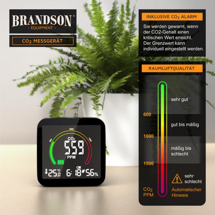 Actual product image Brandson CO2 Detector