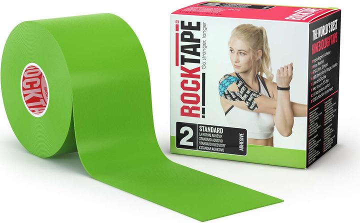 Actual product image Rock Tape Standard RockTape (5cm x 5m) Lime Green (5 m)